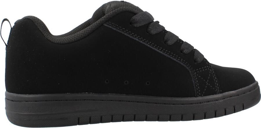 DC Shoes Court Graffik Kindersneakers Zwart Suède