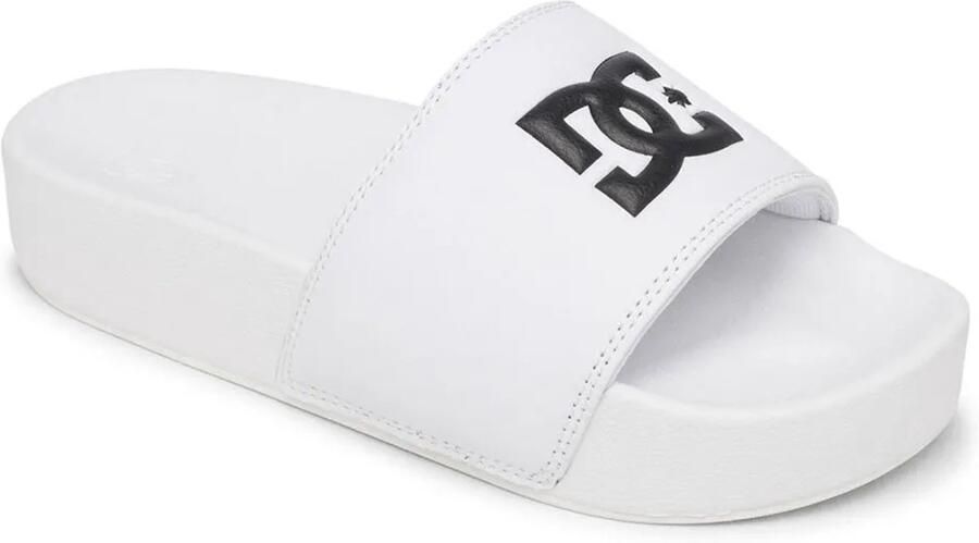 DC Shoes Platform Slippers Wit Vrouw