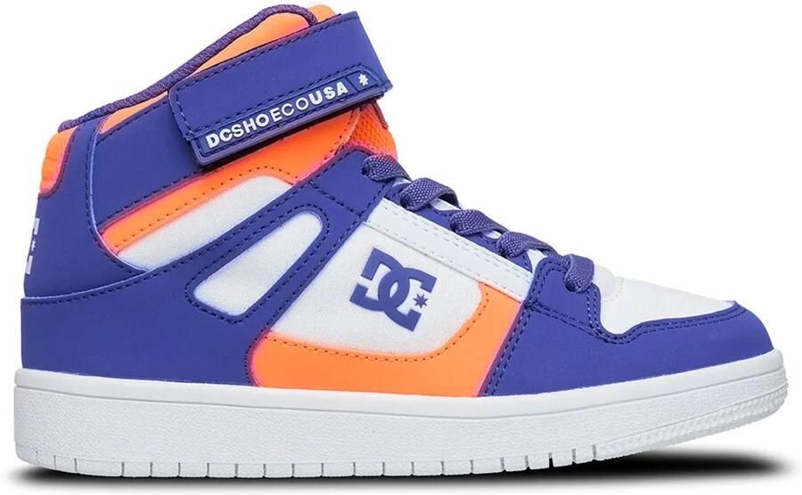 DC Shoes Rebound Hi Ev Schoenen Wit Blauw Jongen