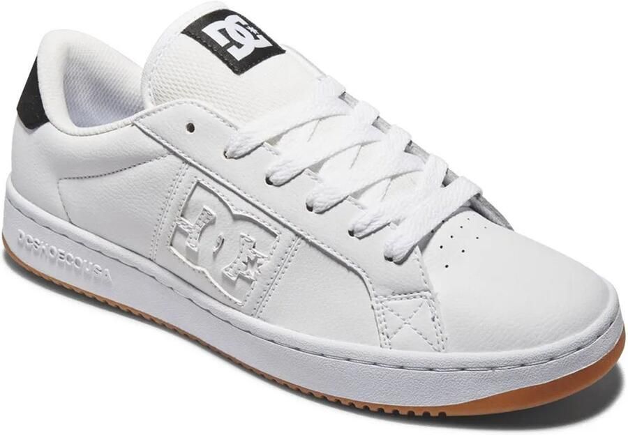 DC Shoes Witte Leren Striker Sneakers White Heren