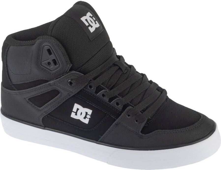 DC Pure High-Top Wc Mannen Zwart Sneakers