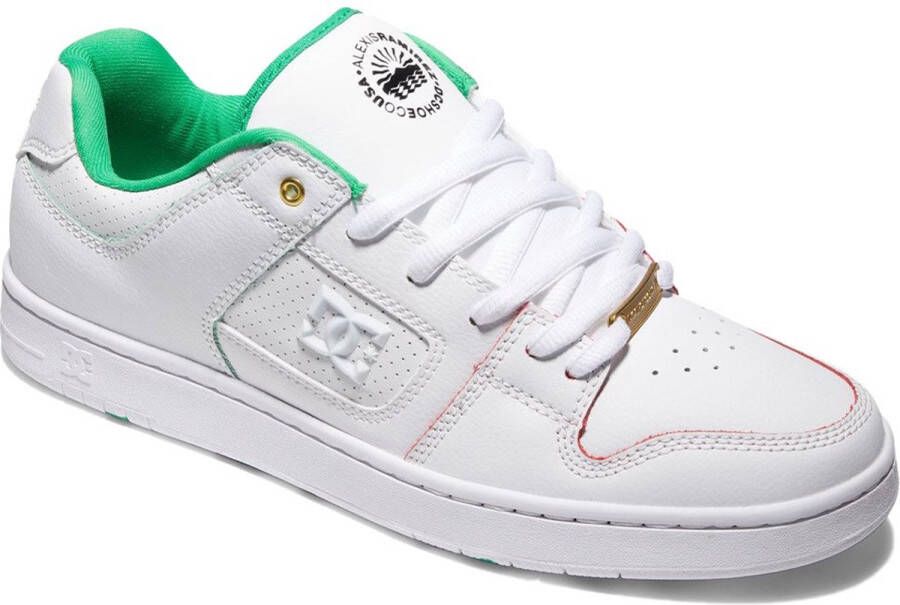 DC Shoes Leren Sneakers met Impact-A? Technologie White Heren