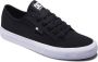 DC Shoes Lage Canvas Sneakers Manual Black Heren - Thumbnail 1