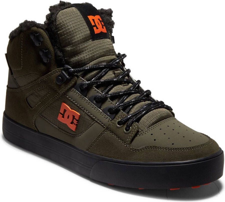 DC Shoes Pure High top Winter Schoenen Dusty Olive orange