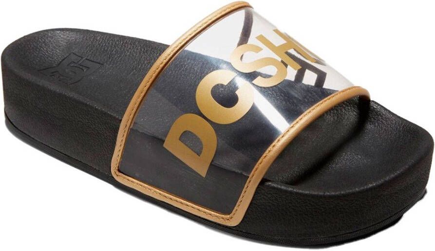 DC Shoes Slider Platform Se Slippers Zwart Vrouw