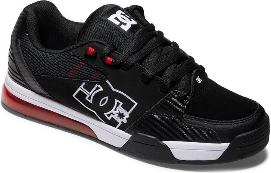 DC Shoes Versatile Sneakers Black White Athletic Red Heren