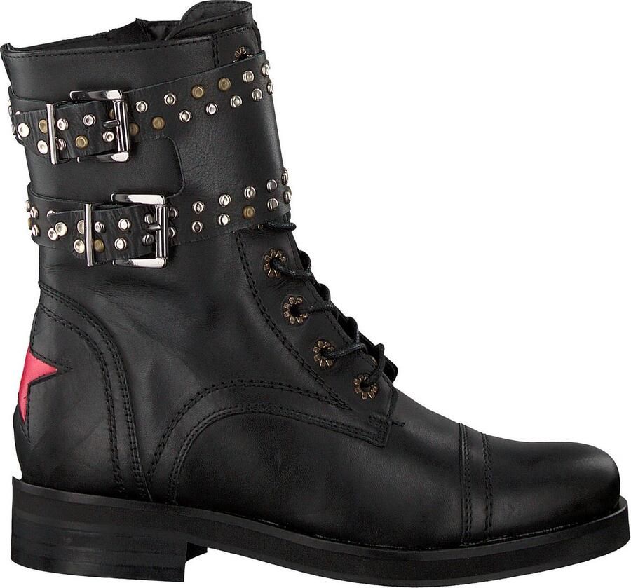 Deabused Dames Biker boots Holly Biker Zwart