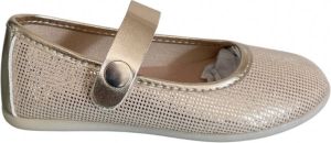 Deb&Dan ballerina's met pied de poule motief goud