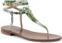 Dee Ocleppo Tropische Print Capri Sandalen Multicolor Dames - Thumbnail 1