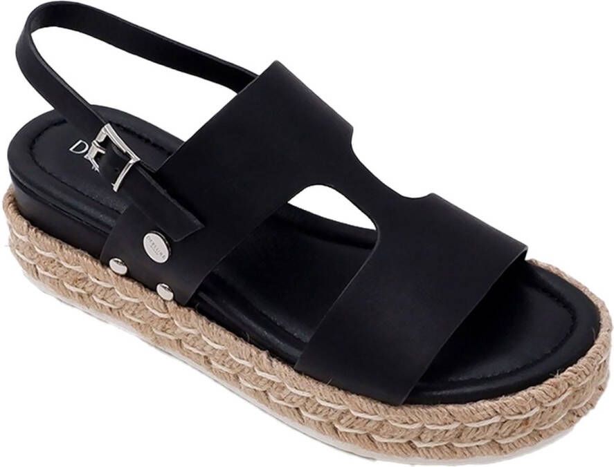 Deeluxe Sandalen met sleehak
