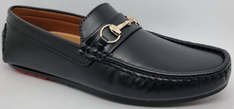 Hitman Schoenen DEJAVU Heren Loafers Moccassin Zwart