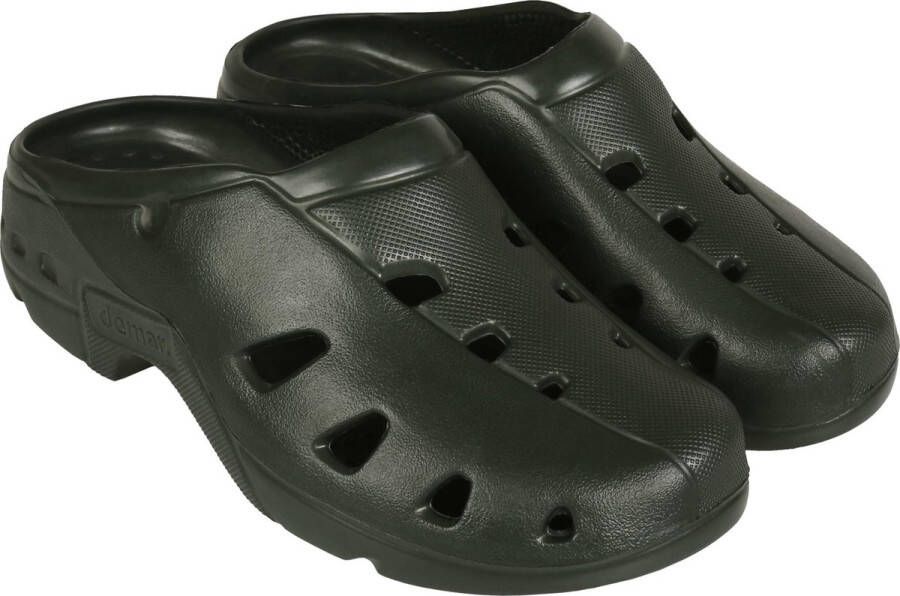 Demar Donkergroen lichtgewicht klompen AERO