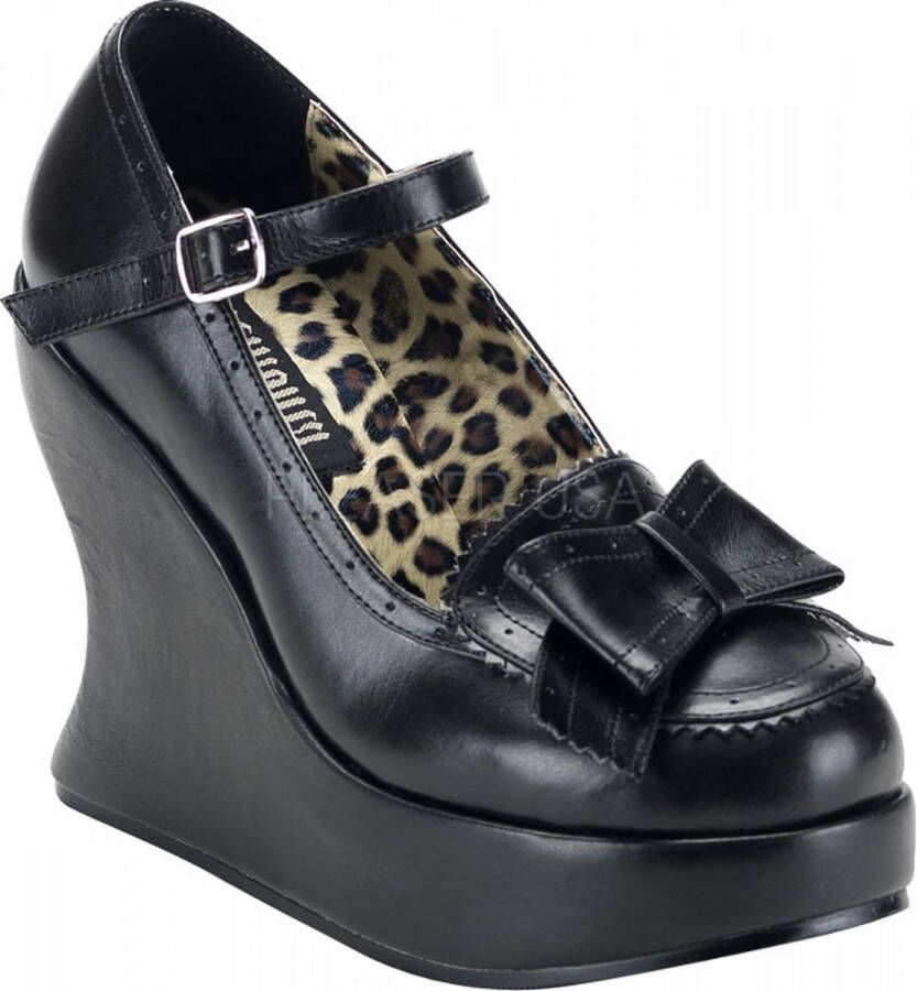Demonia Bravo 09 Mary Jane Wedges