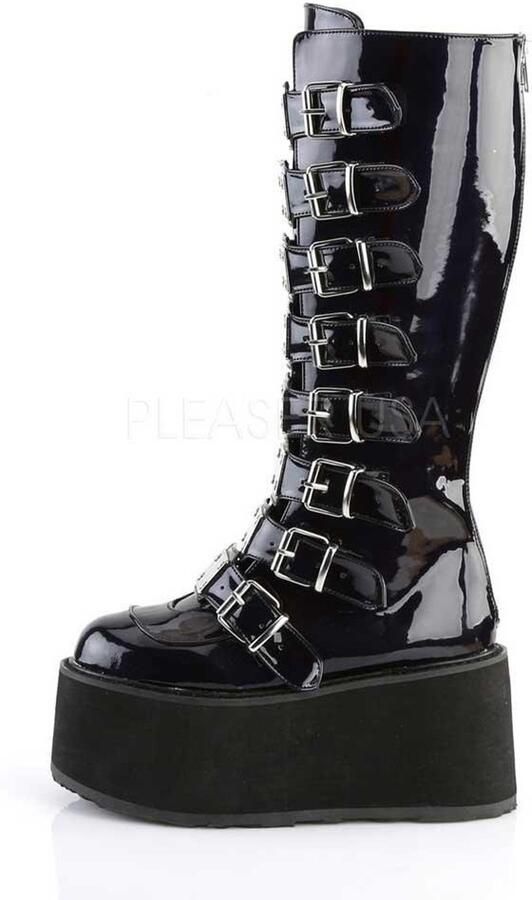 Demonia Cult DAMNED-318 Plateau Laarzen 38 Shoes Zwart - Foto 2