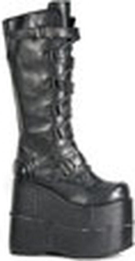 Demonia Cult STACK-308 Plateau Laarzen 46 Shoes Zwart