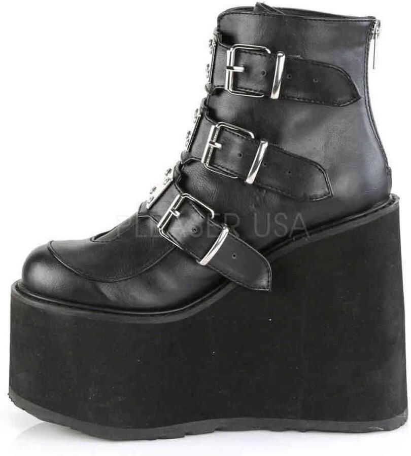 Demonia 5 = | SWING 105 | 5 1 2 PF Ankle Boot w 3 Buckle Straps Back Zip - Foto 2