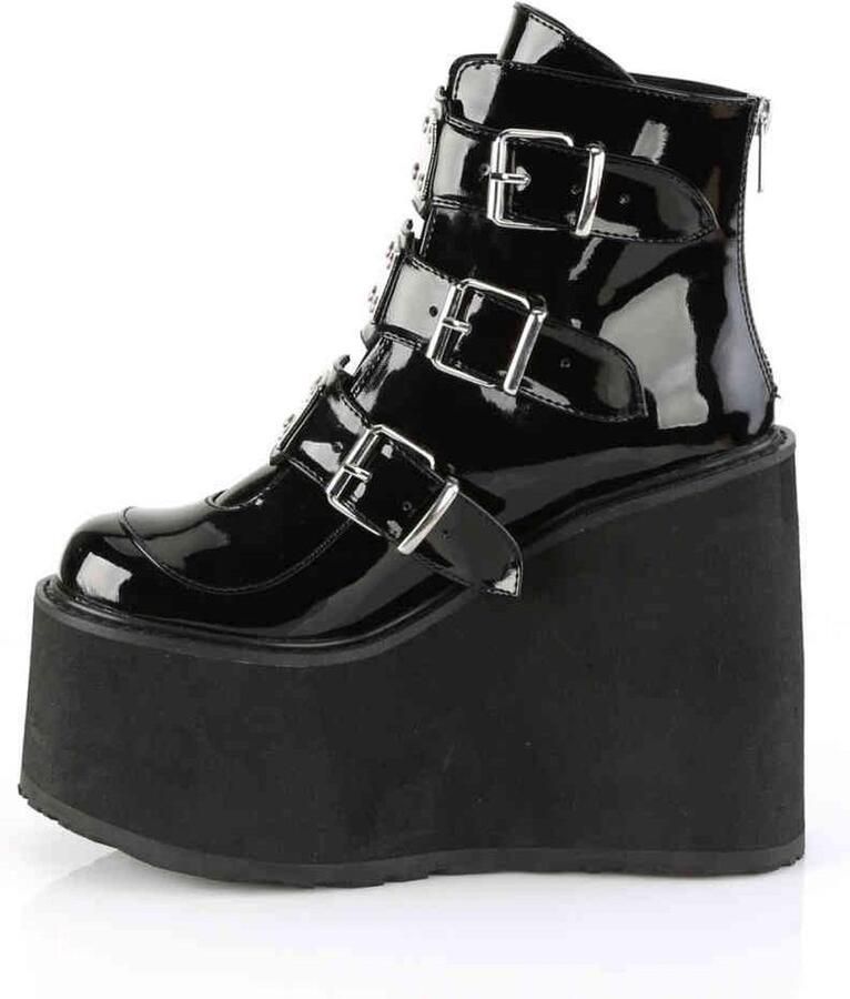 Demonia 5 = | SWING 105 | 5 1 2 PF Ankle Boot w 3 Buckle Straps Back Zip - Foto 4