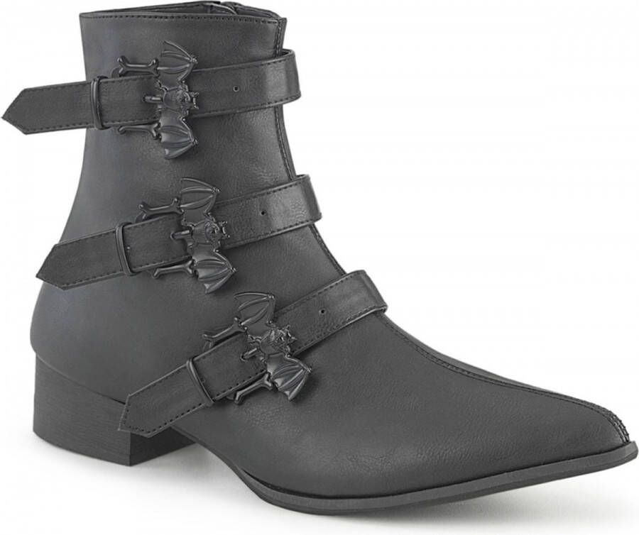 DemoniaCult WARLOCK-50-B Enkellaars 36 Shoes Zwart