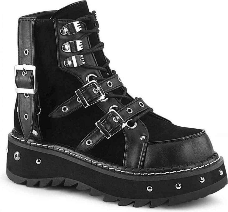 DemoniaCult Demonia Enkellaars LILITH-278 Zwart