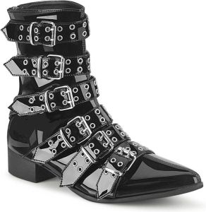 Demonia Enkellaars WARLOCK-70 Zwart