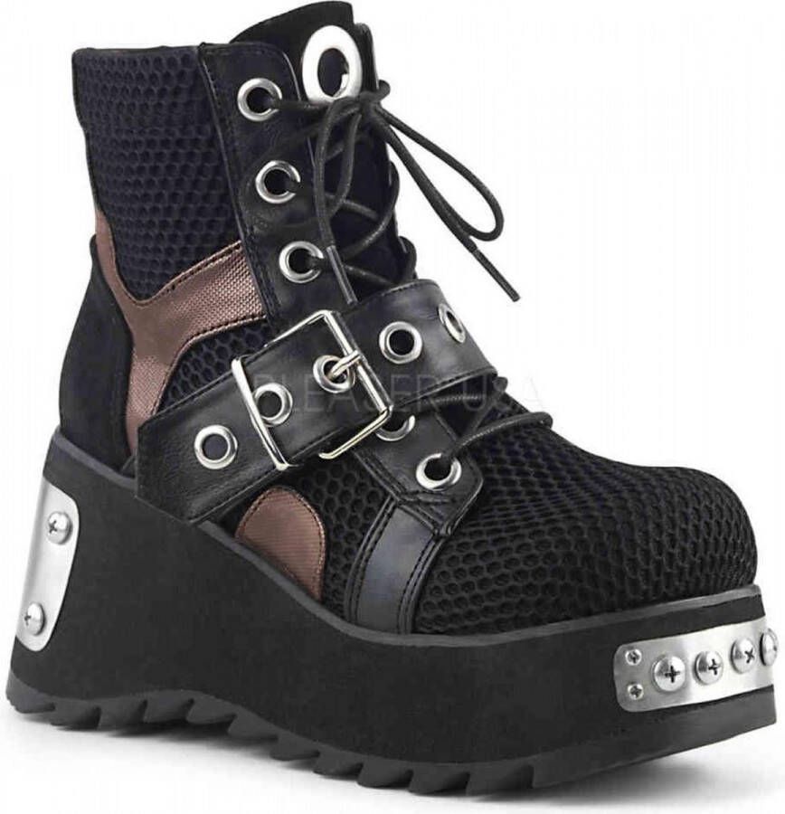 Demonia = | SCENE 53 | 3 1 2 PF Lace Up Ankle Boot
