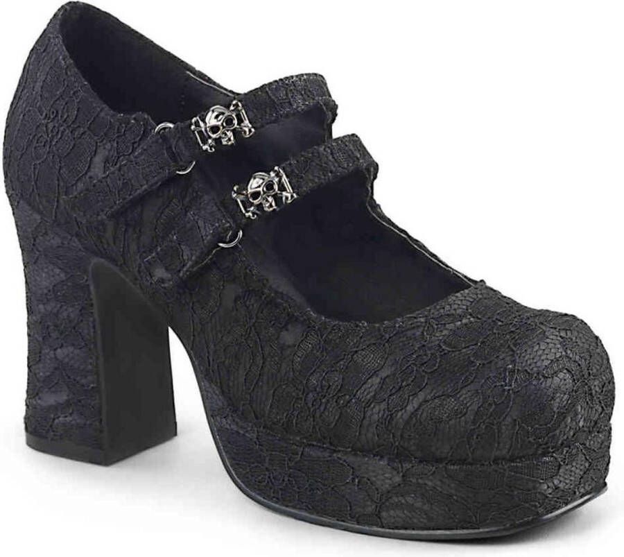 DemoniaCult GOTHIKA-09 Lage schoenen 37 Shoes Zwart