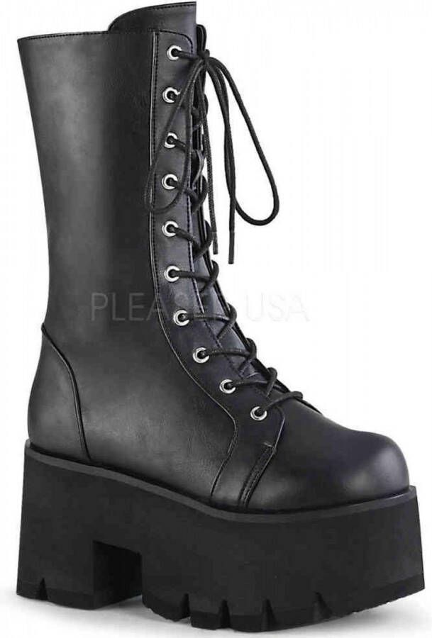 Demonia Laarzen 36 Shoes ASHES 105 Zwart