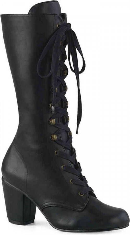 DemoniaCult VIVIKA-205 Laarzen 42 Shoes Zwart