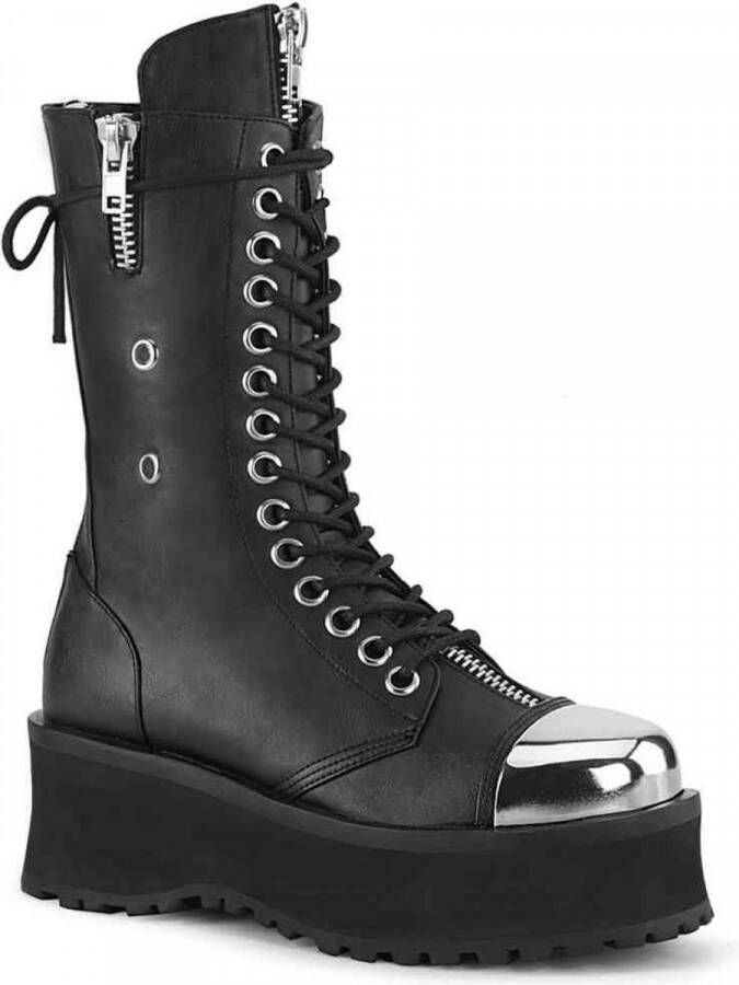 Demonia Laarzen 39 Shoes GRAVEDIGGER 14 Zwart