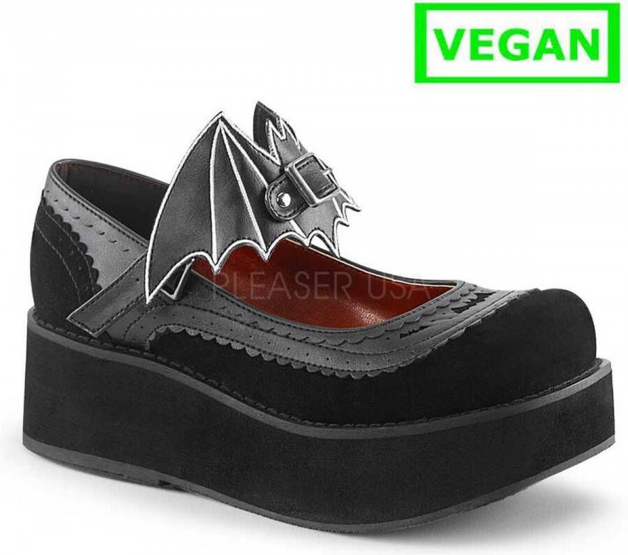 DemoniaCult Demonia Lage schoenen SPRITE-09 Zwart