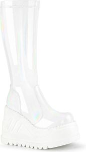 Demonia Plateau Laarzen 37 Shoes STOMP 200 Wit