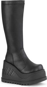 Demonia Plateau Laarzen 37 Shoes STOMP 200 Zwart