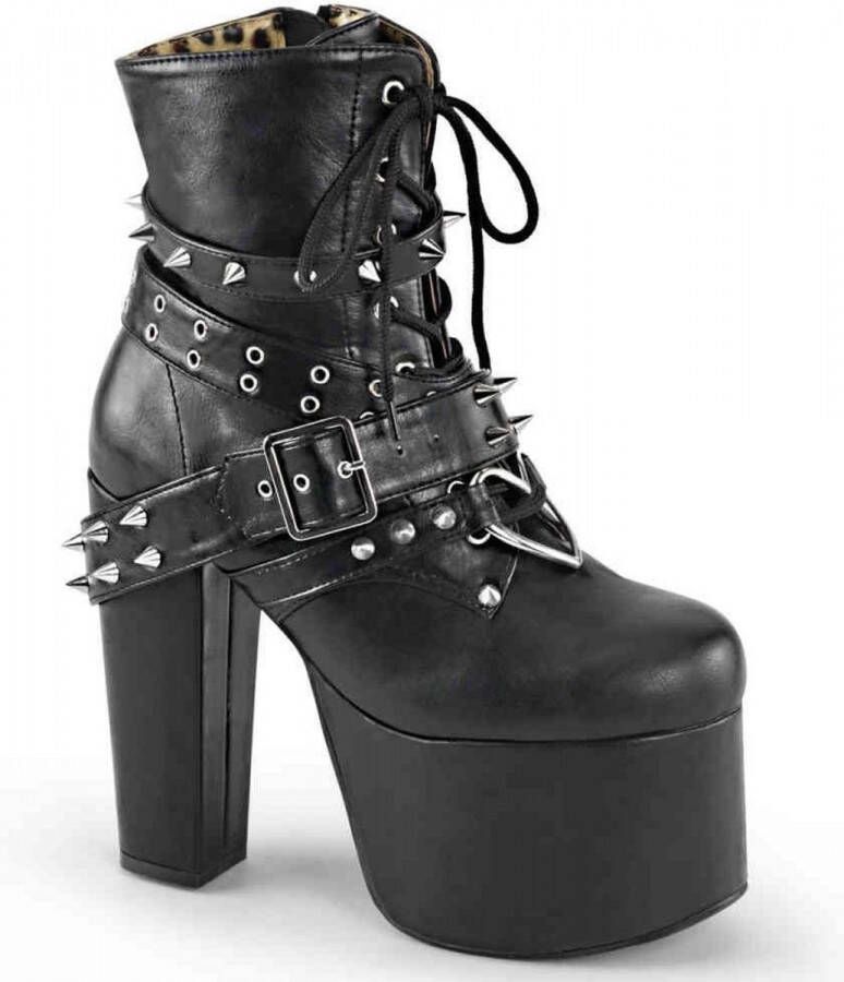 Demonia Plateau Laarzen 37 Shoes TORMENT 700 US 7 Zwart - Schoenen.nl