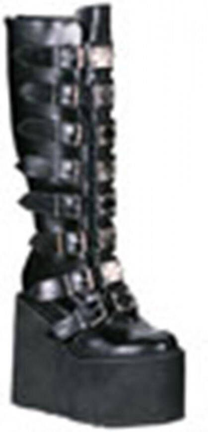 DemoniaCult SWING-815 Plateau Laarzen 38 Shoes Zwart