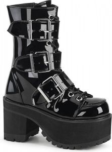 Demonia Plateau Laarzen 39 Shoes RANGER 308 Zwart