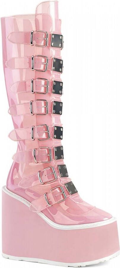 DemoniaCult SWING-815C Plateau Laarzen 39 Shoes Roze