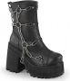 Demonia Plateau Laarzen 40 Shoes ASSAULT 66 Zwart - Thumbnail 1