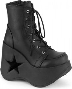 Demonia Plateau Laarzen 40 Shoes DYNAMITE 106 Zwart
