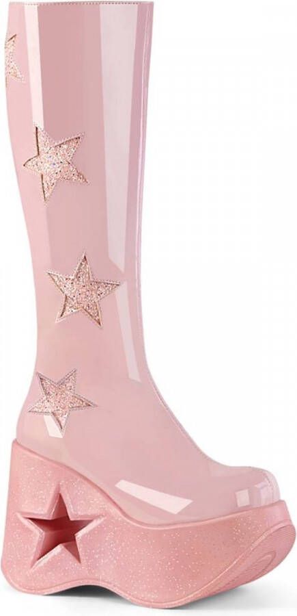 DemoniaCult DYNAMITE-218 Plateau Laarzen 40 Shoes Roze