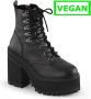 DemoniaCult ASSAULT-100 Plateau Laarzen 41 Shoes Zwart - Thumbnail 1