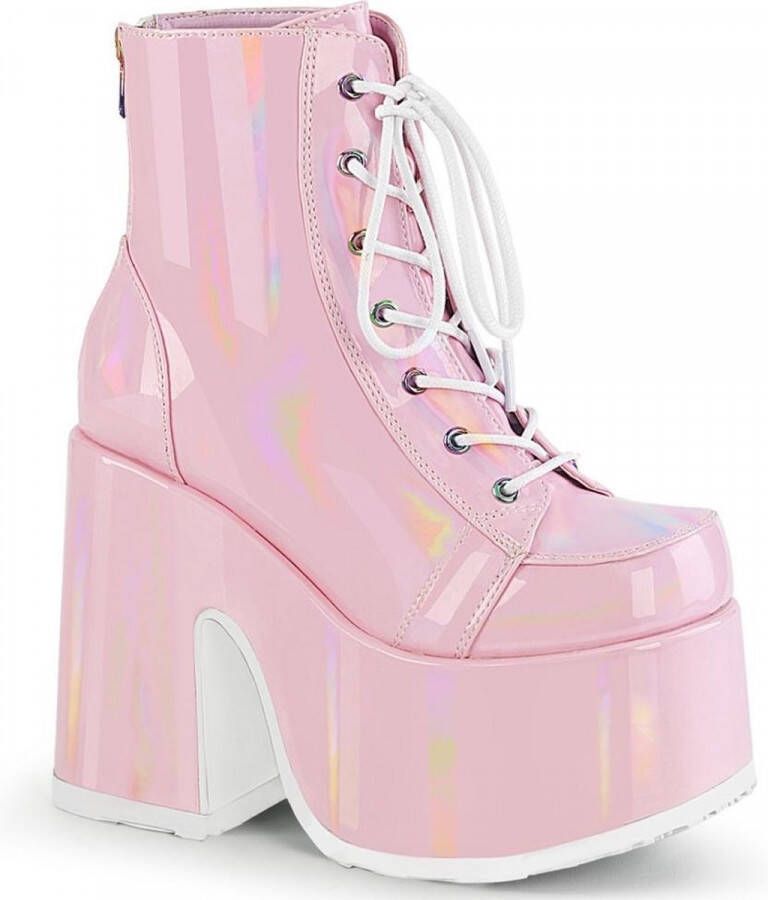 DemoniaCult CAMEL-203 Plateau Laarzen 42 shoes Roze