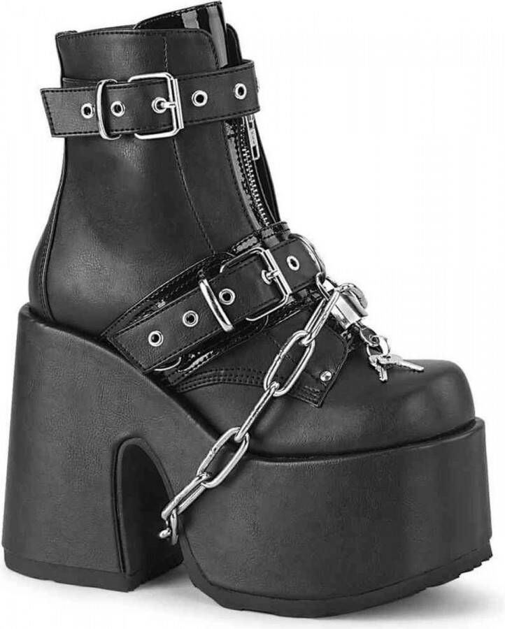 DemoniaCult CAMEL-205 Plateau Laarzen 42 Shoes Zwart