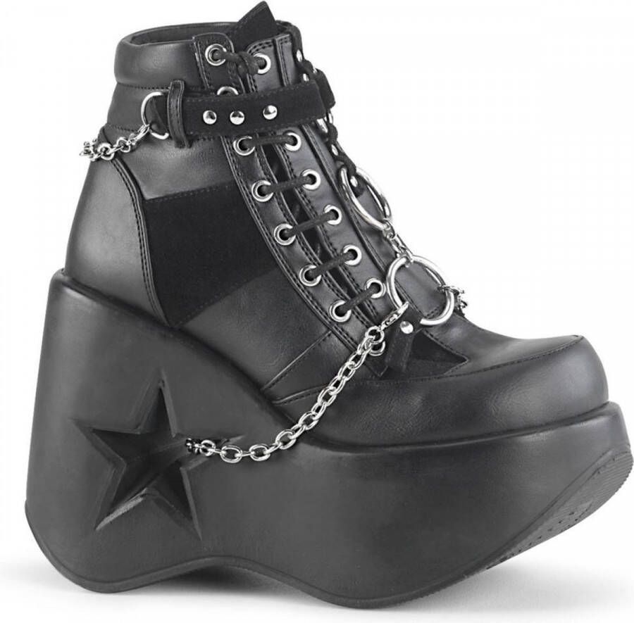 Demonia Plateau Laarzen 42 Shoes DYNAMITE 101 Zwart