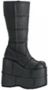 Demonia Cult STACK-301 Plateau Laarzen 42 Shoes Zwart - Thumbnail 2