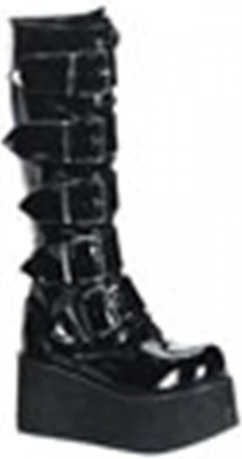 DemoniaCult TRASHVILLE-518 Plateau Laarzen 44 Shoes Zwart