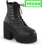 DemoniaCult ASSAULT-100 Plateau Laarzen 39 Shoes Zwart - Thumbnail 1