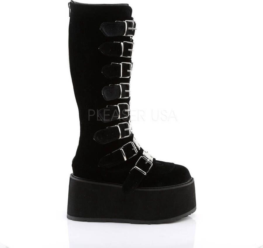 DemoniaCult DAMNED-318 Plateau Laarzen 38 Shoes Zwart - Foto 1