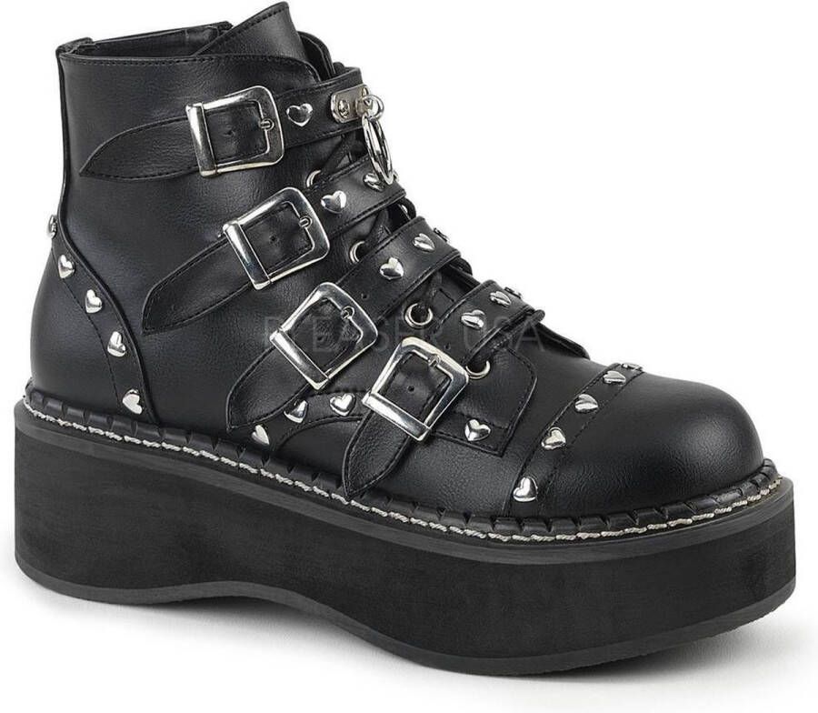 DemoniaCult EMILY-315 Plateau Laarzen 40 Shoes Zwart - Foto 1