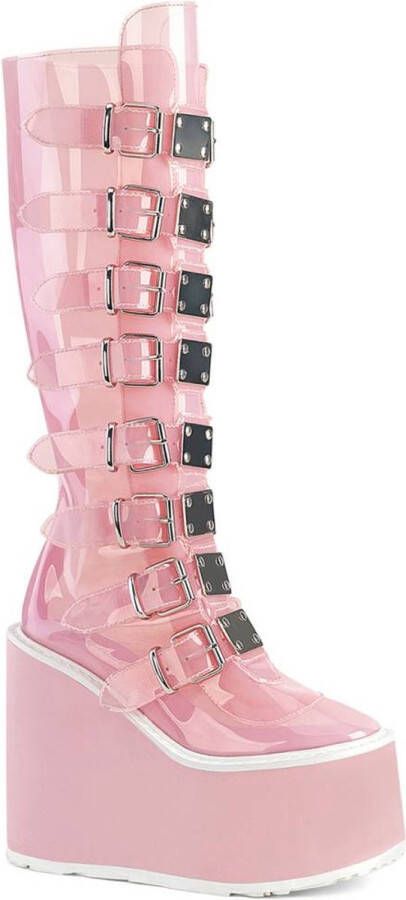 DemoniaCult SWING-815C Plateau Laarzen 41 Shoes Roze