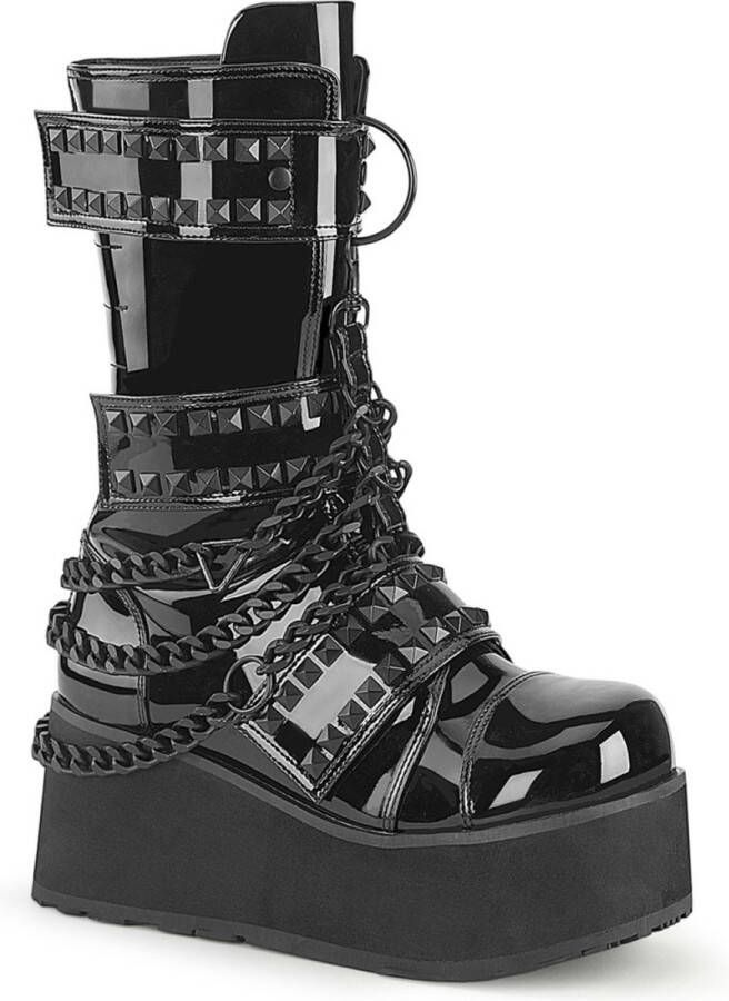 Demonia Plateau Laarzen 40 Shoes TRASHVILLE 138 Zwart - Foto 1